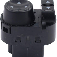 NewYall Set of 2 Front Left Driver Side Mirror and Door Lock Switch