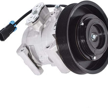 labwork AC Compressor & A/C Clutch CO 29043C Replacement for Freightliner Cascadia 2012-2015 22-65771-000, 447280-1501