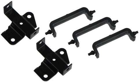 Inline Tube (I-9-3) 4 Core Radiator Mounting Brackets and Insulators Compatible with 1964-67 Pontiac A-Body GTO, Lemans and Tempest