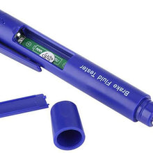 FEENNG LED Brake Fluid Tester Moisture Water Test Indicator for DOT3 DOT4 B5314 with 5 LED and Brake Pad Thick Gauge