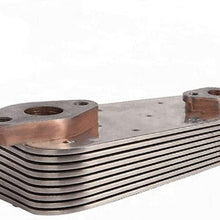 HIERTURB Oil Cooler 2486A217 for Perkins 1104A-44 1104A-44T 1104A-44TA 1104C-44 1104C-44T 1104C-44TA 1104C-E44T 1104C-E44TA 1104D-44 1104D-44T 1104D-44TA