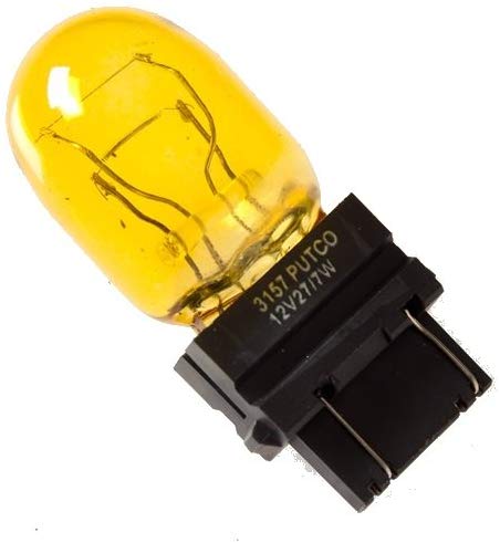 Putco 213157Y Mini-Halogen Bulb - Jet Yellow - 3157 (Pair)