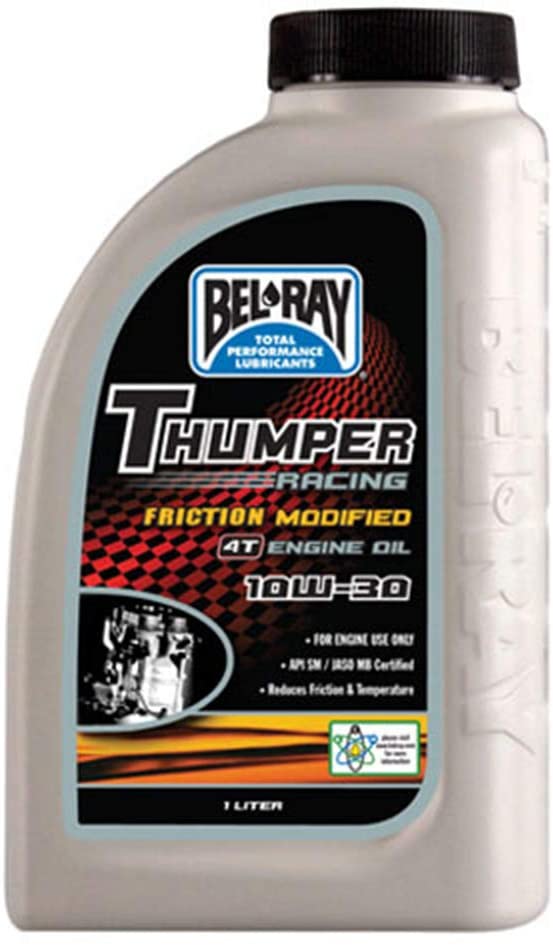 Bel-Ray Thumper Friction Modified Racing 4T Engine Oil - 10W30-1L. 99210-B1LW (1)