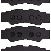 NICHE Rear Left/Right Brake Pad Set For Yamaha 2HC-25806-00-00 Semi-Metallic 2 Pack