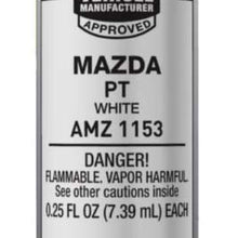 Dupli-Color AMZ1153 White Mazda Exact-Match Scratch Fix All-in-1 Touch-Up Paint - 0.5 oz.
