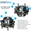 Detroit Axle Both (2) New Front Driver & Passenger Side Complete Wheel Hub & Bearing Assembly fits Nissan Quest & Murano With-ABS