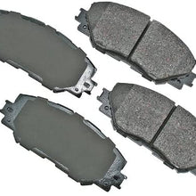 Akebono ACT1210 Proact Ultra Premium Ceramic Disc Brake Pad kit