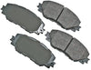 Akebono ACT1210 Proact Ultra Premium Ceramic Disc Brake Pad kit