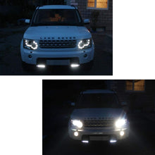 iJDMTOY 7-Inch Universal Fit Xenon White High Power 30-SMD LED Daytime Running Light Bar (DRL Lamps) w/Wiring Harness