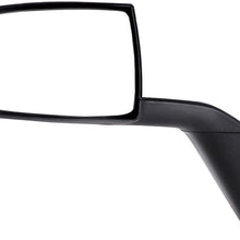 SCITOO Towing Mirror Automotive Right Passenger Side Exterior Mirror Black Manual Hood Mirror Truck Rear View Mirror 82361058 82361050 fit Volvo UP VN VNL 2004-2016