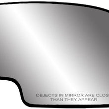 Fit System 80058 Passenger Side Non-heated Replacement Mirror Glass with Backing Plate