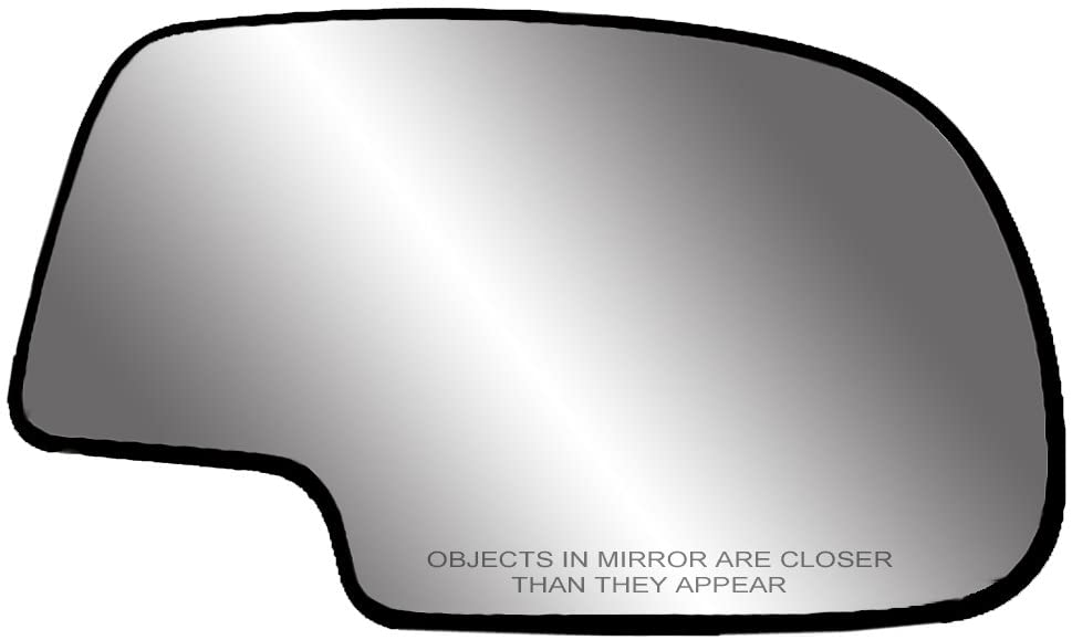 Fit System 80058 Passenger Side Non-heated Replacement Mirror Glass with Backing Plate