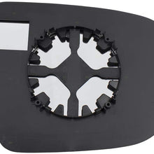 Repalcement Pair Set Side View Mirror Glass & Bases Compatible with 15-17 Murano 14-18 Rogue 17-18 Pathfinder 963664BA0A 963654BA0A