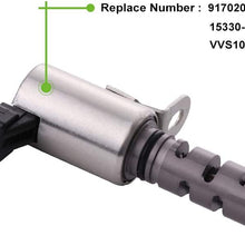 SCITOO Intake and Exhaust Variable Valve Timing Solenoids Camshaft Position Replace for 1.4L Engines - 2010-2012 Lexus HS250h 2009-2012 Toyota Corolla 2002-2008 Toyota Solara 916-940 VTS1012