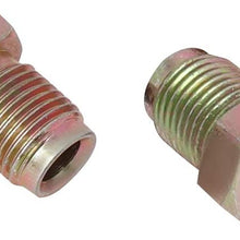 ECCPP Standard SAE Bubble Flare Brake Line Fittings Nuts Assortment 3/16" or 4.7 MM Tubing Kit Set
