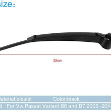 Windshield Wiper, Delaman Car Rear Windshield Wiper Arm And Blade For B6 And B7 2005-2014