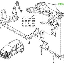 2405 Rear Body Bushing For Nissan, Renault
