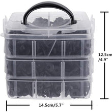 DEDC 620pcs Car Retainer Clips - Push Pin Rivets Set 16 Most Popular Sizes Car Bumper Clips Fastener Rivet for Toyota GM Ford Honda