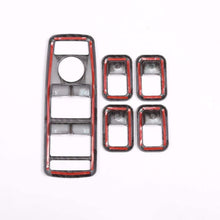 Car Inner Carbon Fiber ABS Window Lift Button Frame Trim for Mercedes Benz A B C E GLE GLA CLA GLK Class W176 W204 W212 W166 W218