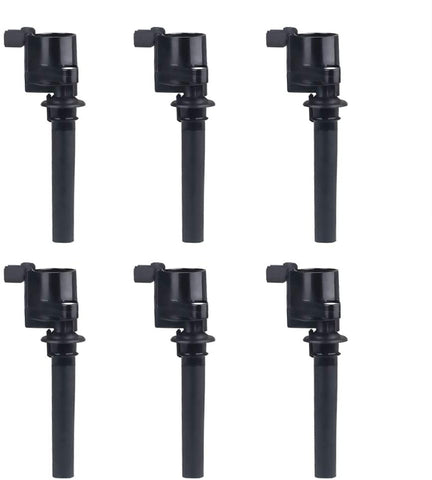 JDMON Compatible with Ignition Coils Ford, Mazda, Mercury 3.0L V6 Escape, Taurus 2001-2008 Replaces 18LZ-12029-AB, 18LZ-12029-AA Pack of 6
