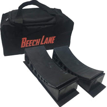 Beech Lane Camper Leveler 2 Pack - Precise Camper Leveling, Includes Two Curved Levelers, Two Chocks, and Two Rubber Grip Mats, Heavy Duty Leveler Works for Campers Up to 35,000 LBs