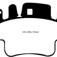 EBC Brakes DP41514R Yellowstuff Street and Track Brake Pad