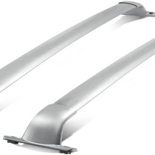 Pair OE Style Aluminum Bolt-On Roof Rack Rail Cross Bar Baggage Carrier Replacement for Infinti JX35 / QX60