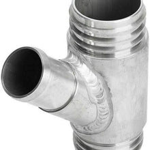 CoolingSky All Billet Aluminum Dual Radiator Coolant Y-Pipe Compatible with 2013-2019 Dodge Ram 2500/3500 Cummins 6.7L Diesel