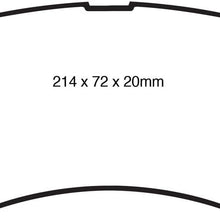 EBC Brakes DP71847 7000 Series Greenstuff SUV Supreme Compound Brake Pad