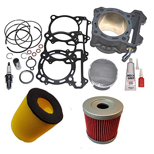 TOP NOTCH PARTS 434cc BIG BORE CYLINDER PISTON GASKET TOP END KIT FITS 2003 2004 2005 2006 2007 2008 2009 2010 2011 2012 2013 SUZUKI LTZ 400 LTZ400