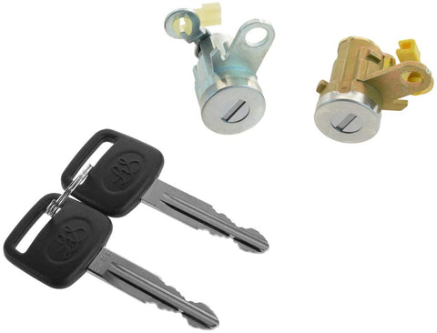 Door Lock Cylinder Set Kit with Keys Front Pair for 1995-2004 Toyota Tacoma