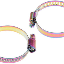 2 Pieces Motorcycle Adjustable Fuel Injection Style Hose Clamp For Diesel Petrol Pipes 32-50Mm/40-63Mm
