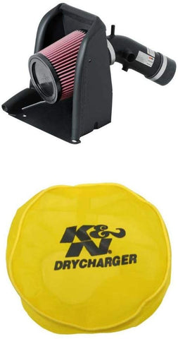 K&N 69-3514TTK Performance Air Intake System with Yellow Air Filter Wrap