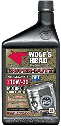 Wolf's Head Super Duty Motor Oil 10W-30-12QT case