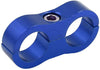 X AUTOHAUX AN10 Hose Separator Clamp Adapter Blue for Oil Fuel Water Line Tube Pipe