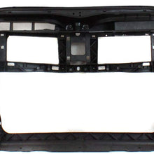 Radiator Support Assembly Compatible with 2009-2012 Volkswagen CC Plastic Black Composite