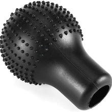 Car Shift Knob Cover Car Vehicle Round Soft Silicone Anti-Slip Lever Gear Shift Knob Cover Fashion Color Shift Knob Boots (Black