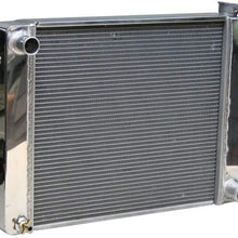 PRW 5401926 Aluminum Radiator with Polished End Tank and Top Cover for GM