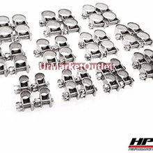 6 Set x HPS Stainless Steel Fuel Injection Hose Clamp Assortment Set 11mm-18mm Size (SAE#12 to SAE#15)