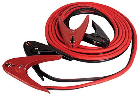 FJC (45233) 16' 4-Gauge Booster Cable with 600 Amp Rating Parrot Clamp