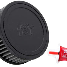 K&N Universal Clamp-On Air Filter: High Performance, Premium, Washable, Replacement Engine Filter: Flange Diameter: 1.6875 In, Filter Height: 2 In, Flange Length: 0.625 In, Shape: Round, RU-0310