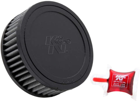 K&N Universal Clamp-On Air Filter: High Performance, Premium, Washable, Replacement Engine Filter: Flange Diameter: 1.6875 In, Filter Height: 2 In, Flange Length: 0.625 In, Shape: Round, RU-0310