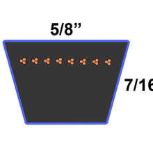D&D PowerDrive TCU13196 Sanborn Fluid Power Kevlar Replacement Belt, 5LK, 1 -Band, 132" Length, Rubber