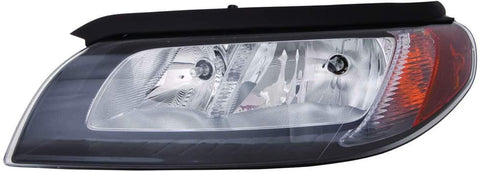 Depo 373-1116R-AS2 Headlight Assembly (VOLVO S80 07 ASSEMBLY HALOGEN TYPE BLACK BEZEL PASSENGER SIDE)