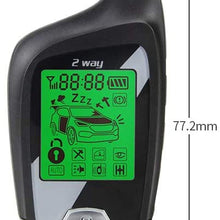 EASYGUARD EC203 2 Way car Alarm System with LCD Pager Display, ultrasonic Sensor & Shock Sensor DC12V