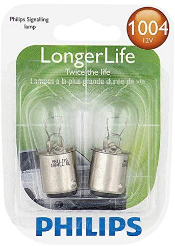 Philips 1004LLB2 LongerLife Miniature Bulb, 2 Pack