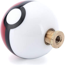 Pokeball Gear Shift Knob for 4 5 6 Speed 2.15 Inches for Most Car Models with Adapters