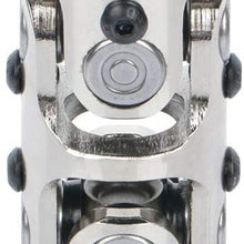 LUJUNTEC Chrome Double Stainless Steel U-Joint 3/4 DD - 3/4 DD,Maximum Working Angle: 35 Degree Steering Shaft U Joint