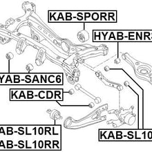 55275-3W000 / 552753W000 - Arm Bushing For Lateral Control Arm For Hyundai/Kia