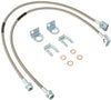 Rough Country 89702 Extended Stainless Brake Lines Front | (fits) 87-06 Jeep Wrangler YJ TJ / 84-01 Cherokee XJ | 4-6
